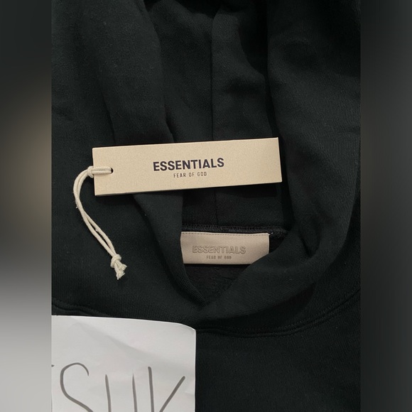 Black Essentials Hoodie - Picture 5 of 6